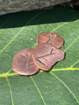 Miedziany Amulet Kieszonkowy