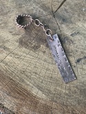 Miedziany Brelok z Twoim Imieniem lub Słowem – Ręcznie Kuty Amulet na Zamówienie